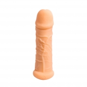 Телесный фаллоудлинитель Extra Size Bubbles - 15,5 см. - Lola Games - в Комсомольске-на-Амуре купить с доставкой