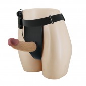 Полый вибрострапон на регулируемых трусиках Draven - 17,5 см. - Baile - купить с доставкой в Комсомольске-на-Амуре