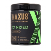 Презервативы MAXUS Mixed - 12 шт. - Maxus - купить с доставкой в Комсомольске-на-Амуре