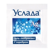 Гель-лубрикант «Услада с серебром» - 3 гр. - Биоритм - купить с доставкой в Комсомольске-на-Амуре