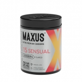 Анатомические презервативы MAXUS Sensual - 15 шт. - Maxus - купить с доставкой в Комсомольске-на-Амуре