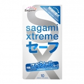 Презервативы Sagami Xtreme Ultrasafe с двойным количеством смазки - 10 шт. - Sagami - купить с доставкой в Комсомольске-на-Амуре