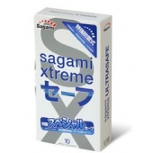 Презервативы Sagami Xtreme Ultrasafe с двойным количеством смазки - 10 шт. - Sagami - купить с доставкой в Комсомольске-на-Амуре