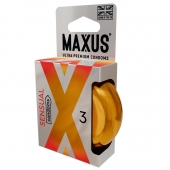 Презервативы анатомической формы Maxus Sensual - 3 шт. - Maxus - купить с доставкой в Комсомольске-на-Амуре