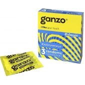 Классические презервативы с обильной смазкой Ganzo Classic - 3 шт. - Ganzo - купить с доставкой в Комсомольске-на-Амуре