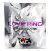 Прозрачное гелевое эрекционное кольцо с шипиками - Toyfa Basic - в Комсомольске-на-Амуре купить с доставкой