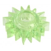 Зеленое эрекционное кольцо-солнце - Toyfa Basic - в Комсомольске-на-Амуре купить с доставкой