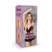 Двусторонний мастурбатор Misha Maver - 22 см. - ФлешНаш - в Комсомольске-на-Амуре купить с доставкой