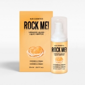 Жидкий вибратор Nuei Rock Me! с ароматом печенья и сливок - 20 мл. - Nuei cosmetics - купить с доставкой в Комсомольске-на-Амуре