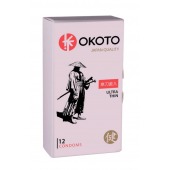 Тонкие презервативы OKOTO Ultra Thin - 12 шт. - Sitabella - купить с доставкой в Комсомольске-на-Амуре