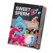 Шипучие таблетки для мужчин Sweet Sperm для изменения вкуса спермы (4 шт. по 0,5 гр.) - Капиталпродукт - купить с доставкой в Комсомольске-на-Амуре