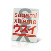Ультратонкий презерватив Sagami Xtreme SUPERTHIN - 1 шт. - Sagami - купить с доставкой в Комсомольске-на-Амуре