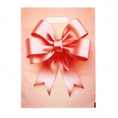 Пакет с принтом в виде банта с вырубной ручкой (30х40 см) - Сима-Ленд - купить с доставкой в Комсомольске-на-Амуре