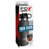 Смуглый мастурбатор-вагина в корпусе-бутылке F*ck Flask - Pipedream - в Комсомольске-на-Амуре купить с доставкой