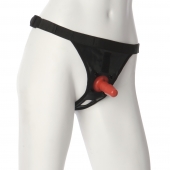 Трусики со штырьком для фиксации насадок Ultra Harness with Plug - Doc Johnson - купить с доставкой в Комсомольске-на-Амуре