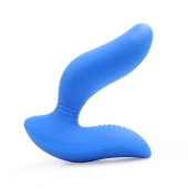 Синий вибромассажер простаты 3,5’’ Curve P-spot Massager - 12 см. - Erokay - в Комсомольске-на-Амуре купить с доставкой