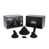 Конусный вибромассажер Cowgirl Cone с 2 насадками - CowGirl - купить с доставкой в Комсомольске-на-Амуре