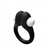 Черное эрекционное кольцо Zippy Vibrating Ring With Bullet - Adrien Lastic - в Комсомольске-на-Амуре купить с доставкой