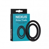 Черное двойное эрекционное кольцо Nexus Enduro Double - Nexus Range - в Комсомольске-на-Амуре купить с доставкой
