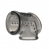 Дымчатая насадка на пенис и мошонку - Baile - в Комсомольске-на-Амуре купить с доставкой