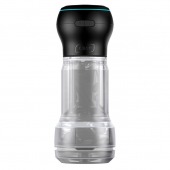 Набор PowerBlow   Feel Pocket Stroker Crystal: мастурбатор и интерактивная насадка - Kiiroo - в Комсомольске-на-Амуре купить с доставкой