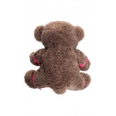 Бондажный набор: бурый мишка с розовыми оковами и наручниками - Pecado - купить с доставкой в Комсомольске-на-Амуре