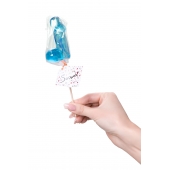 Голубой леденец в форме члена со вкусом блю кюрасао - 80 гр. - Sosuчki - купить с доставкой в Комсомольске-на-Амуре