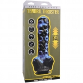Черно-синяя мини-машина на присоске Tendril Thruster - 21,6 см. - Doc Johnson - купить с доставкой в Комсомольске-на-Амуре