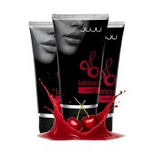 Набор из 3 съедобных лубрикантов JUJU со вкусом вишни - JuJu - купить с доставкой в Комсомольске-на-Амуре