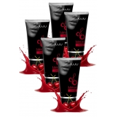 Набор из 5 съедобных лубрикантов JUJU со вкусом вишни - JuJu - купить с доставкой в Комсомольске-на-Амуре