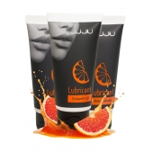 Набор из 3 съедобных лубрикантов JUJU со вкусом грейпфрута - JuJu - купить с доставкой в Комсомольске-на-Амуре Набор из 3 съедобных лубрикантов JUJU со вкусом грейпфрута - JuJu - купить с доставкой в Комсомольске-на-Амуре
