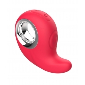 Красный клиторальный массажер с функцией постукивания - Secwell в Комсомольске-на-Амуре Красный клиторальный массажер с функцией постукивания - Secwell