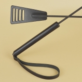 Черный кожаный стек «Сириус» - 60 см. - Sitabella - купить с доставкой в Комсомольске-на-Амуре