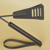 Черный кожаный стек «Сириус» - 60 см. - Sitabella - купить с доставкой в Комсомольске-на-Амуре