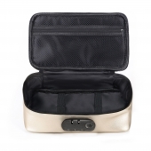 Золотистая сумочка для хранения игрушек Discreet Box - Dorcel - купить с доставкой в Комсомольске-на-Амуре