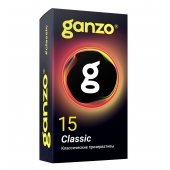 Классические презервативы с обильной смазкой Ganzo Classic - 15 шт. - Ganzo - купить с доставкой в Комсомольске-на-Амуре