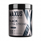Черные утолщенные презервативы MAXUS Extra Strong с железным кейсом - 15 шт. - Maxus - купить с доставкой в Комсомольске-на-Амуре