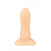 Телесный нереалистичный дилдо Emotional Soft Max - 13 см. - Lola Games купить с доставкой в интернет-магазине Orgasmix в Комсомольске-на-Амуре Телесный нереалистичный дилдо Emotional Soft Max - 13 см. - Lola Games