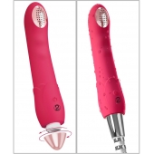 Малиновая насадка на душ с вибрацией Showers to orgasm - 20,1 см. - Orion - купить с доставкой в Комсомольске-на-Амуре