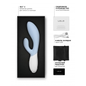 Нежно-голубой вибратор-кролик Lelo Ina 3 - 20 см. - Lelo купить в Комсомольске-на-Амуре с доставкой в Orgasmix.ru Нежно-голубой вибратор-кролик Lelo Ina 3 - 20 см. - Lelo