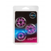 Набор из 3 лиловых эрекционных колец различной формы - Erowoman-Eroman - в Комсомольске-на-Амуре купить с доставкой Набор из 3 лиловых эрекционных колец различной формы - Erowoman-Eroman - в Комсомольске-на-Амуре купить с доставкой