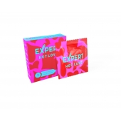 Презервативы с разогревающим эффектом Expert Hot Love - 3 шт. - Expert - купить с доставкой в Комсомольске-на-Амуре