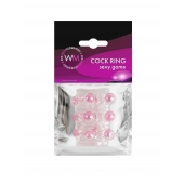 Прозрачная сквозная насадка на пенис с цветными шариками - Erowoman-Eroman - в Комсомольске-на-Амуре купить с доставкой