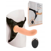 Женский вибрострапон со съемной насадкой и пультом ДУ - Erokay - купить с доставкой в Комсомольске-на-Амуре