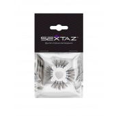 Эластичное эрекционное кольцо с черными «ресничками» - Sextaz - в Комсомольске-на-Амуре купить с доставкой