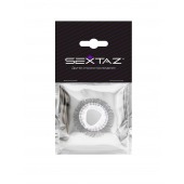 Эластичное эрекционное кольцо с длинными черными «ресничками» - Sextaz - в Комсомольске-на-Амуре купить с доставкой