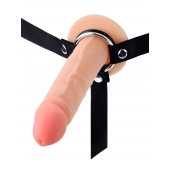 Мужской полый страпон на регулируемых ремнях - 18,5 см. - Sex Expert - купить с доставкой в Комсомольске-на-Амуре