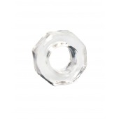 Прозрачное эрекционное кольцо в форме гайки - Sex Expert - в Комсомольске-на-Амуре купить с доставкой