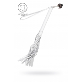 Белая кожаная плеть - 50 см. - Pecado - купить с доставкой в Комсомольске-на-Амуре