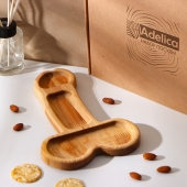 Деревянное блюдо для подачи в форме члена (25 х 16,5 х 1,7 см) - Сима-Ленд - купить с доставкой в Комсомольске-на-Амуре